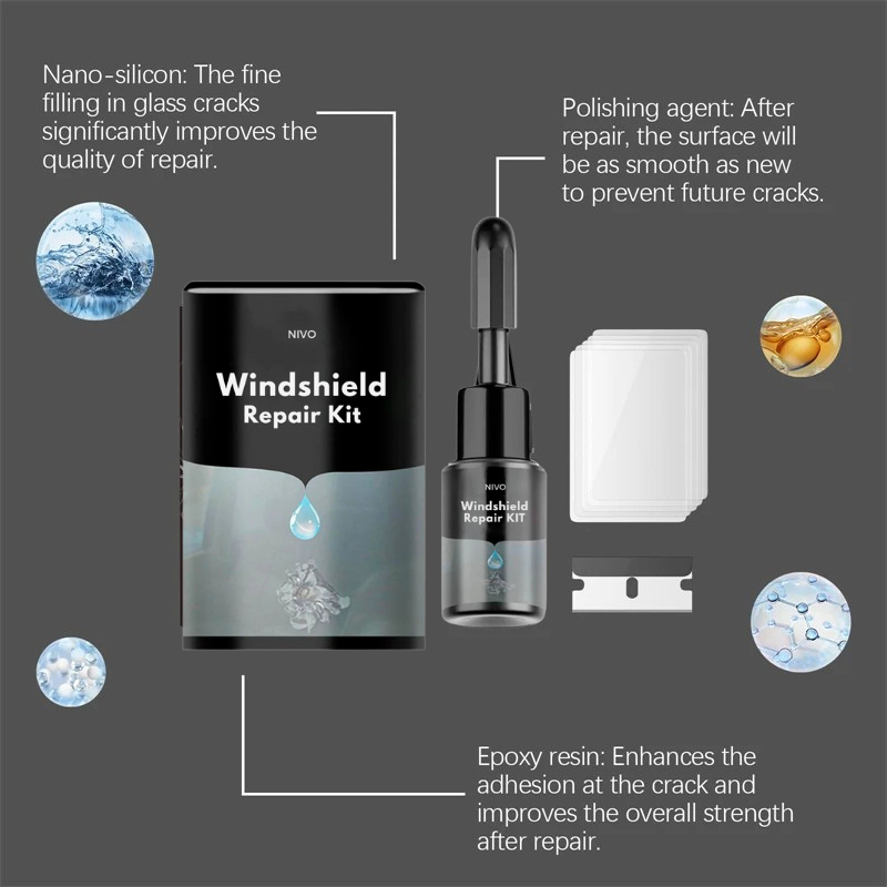 NIVO Windshield Crack Repair Kit