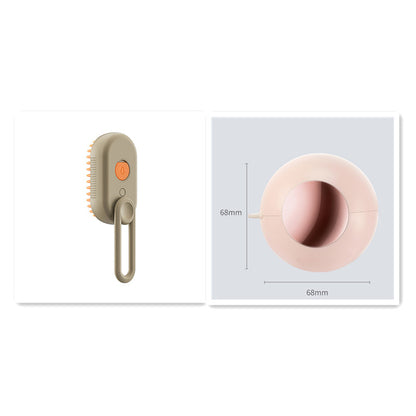 3-in-1 Pet Steamy Grooming Brush