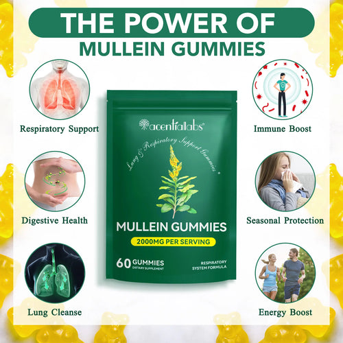 Respira™ Mullein Gummies - Lung & Immune Support