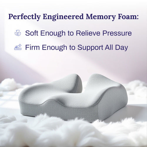 CloudEase™ Orthopedic Memory Foam Seat Cushion