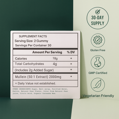 Respira™ Mullein Gummies - Lung & Immune Support 2.0