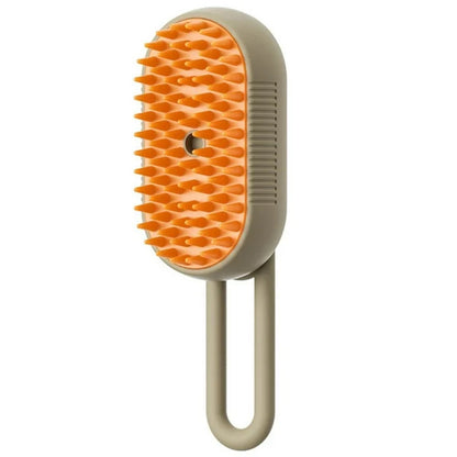 3-in-1 Pet Steamy Grooming Brush